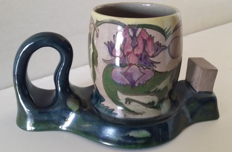 Gouda pottery cigar holder