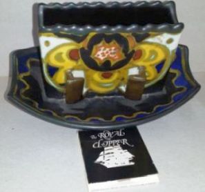 Gouda pottery cigarette holder patented