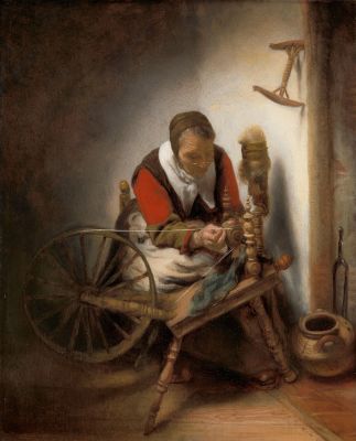 Spinster original painting