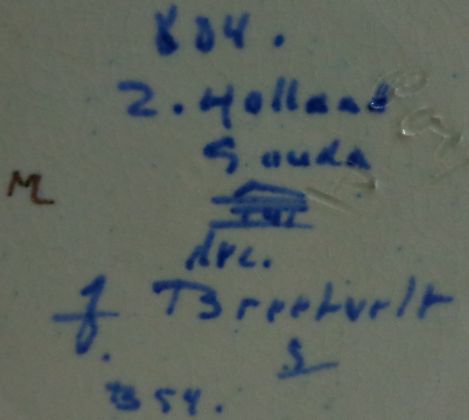 Gouda pottery Decor Breetvelt mark