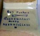 Goedewaagen clog decor Fuchsia mark