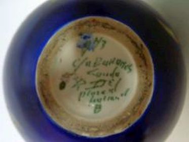 Gouda pottery Lucomes decor mark