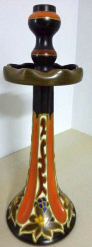 Gouda pottery tall Candleholder