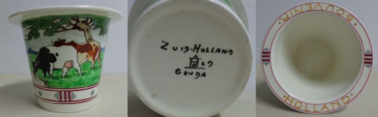 Gouda pottery Paijsage pot