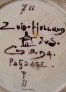 Gouda JVS  horse paijsage mark