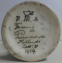 Brantjes Purmerend flower vase mark