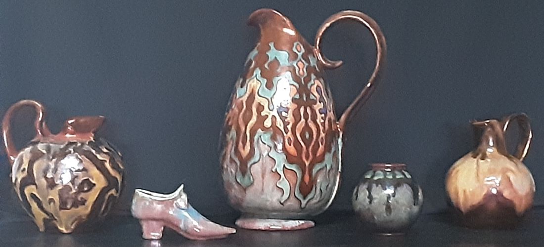 collection Gouda Metalique vases
