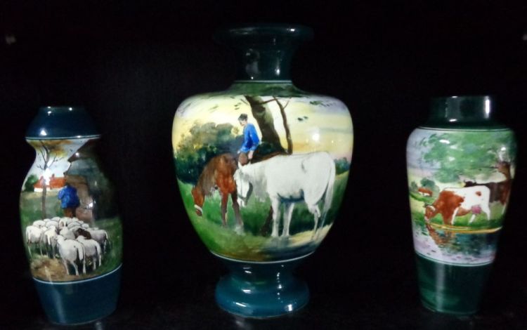 Gouda Paysages with green bands