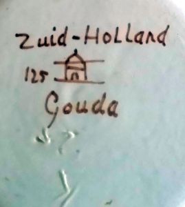 Gouda pottery decor Rhodian